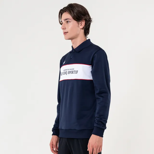 【LE COQ SPORTIF 公雞】休閒經典長袖POLO衫 男款-3色-LWU21344