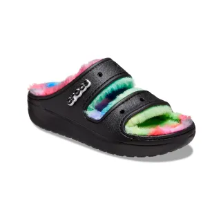 【Crocs】中性鞋 絨毛涼拖鞋