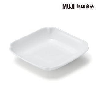 【MUJI 無印良品】波佐見燒小盤/緣起系列/菱形/白 約10×8×高2cm