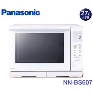 【Panasonic 國際牌】27L平臺式變頻蒸烘烤微電腦微波爐(NN-BS607)