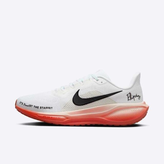 【NIKE 耐吉】Air Zoom Pegasus 41 男 慢跑鞋 運動 路跑 緩震 透氣 白橘(HJ7037-100)