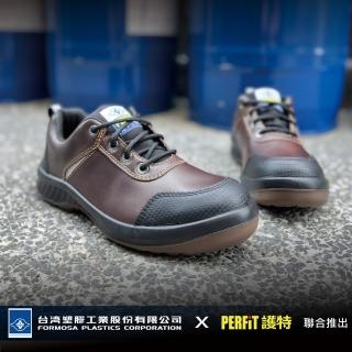 【PERFiT 護特】臺塑聯名 碳纖頭 防穿刺 牛皮安全鞋(PL001 碳纖頭安全鞋 / 工作鞋 / CNS20345)