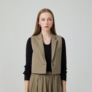 【giordano ladies】短版單扣背心(02374525)