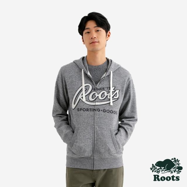 【Roots】Roots中性-SPORTING GOODS 連帽外套(灰色)