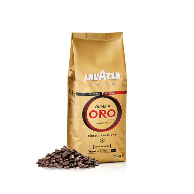 【LAVAZZA】ORO金牌咖啡豆4包(250g/包)