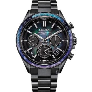 【CITIZEN 星辰】ATTESA 宇宙幻彩 100週年限量 GPS衛星對時男錶 44.6MM(CC4057-60E)