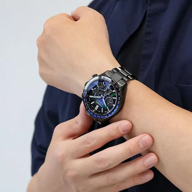 【CITIZEN星辰】ATTESA 宇宙幻彩 100周年限量 GPS衛星對時男錶 44.6MM(CC4057-60E)