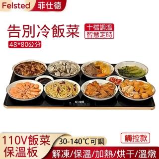 【AIR YW】110V飯菜保溫板 暖菜板 熱菜板 加熱板(48*80CM 方形暖菜板)