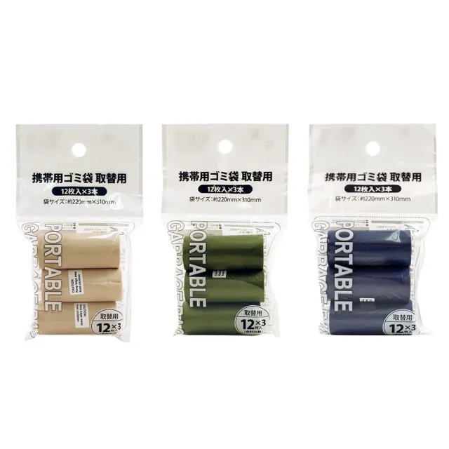 【GOOD LIFE 品好生活】寵物用攜帶式垃圾袋補充包/排泄物收集袋（36枚入）(日本直送 均一價)