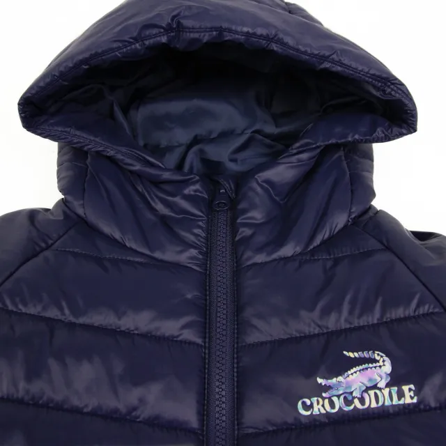 【Crocodile Junior 小鱷魚童裝】『小鱷魚童裝』雷射鱷魚LOGO 鋪棉外套(產品編號 : U66702-05)