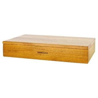 【Mahogany 瑪荷尼傢俱】全原木 桃花心木 盒鏡G2(化妝鏡、置物盒、飾品盒)