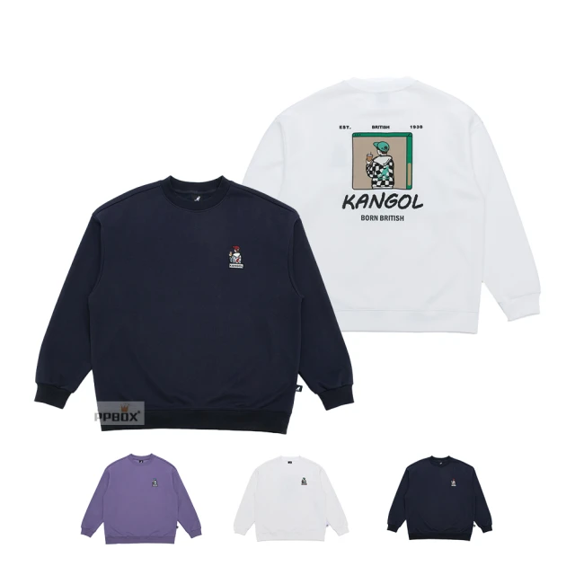 KANGOL 袋鼠 袋鼠小男孩大學T 64558015