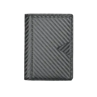 【簡約質感】 碳纖維RFID格紋卡片夾(防盜卡包 卡套 證件套 票卡夾 信用卡夾 出國出差 名片