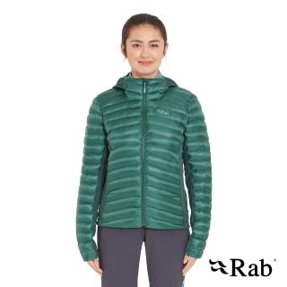 【RAB】Cirrus Flex Hoody Wmns 輕量防風連帽化纖外套 女款 尤加利綠/板岩綠 #QIP32