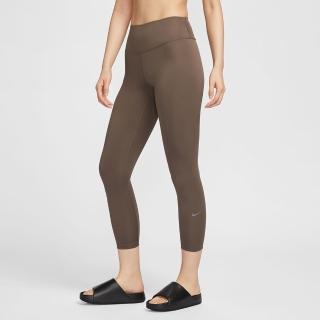 【NIKE 耐吉】長褲 女款 運動褲 緊身褲 高腰 九分 AS W NK DF ONE HR 78 TIGHT 咖啡 FN3233-004