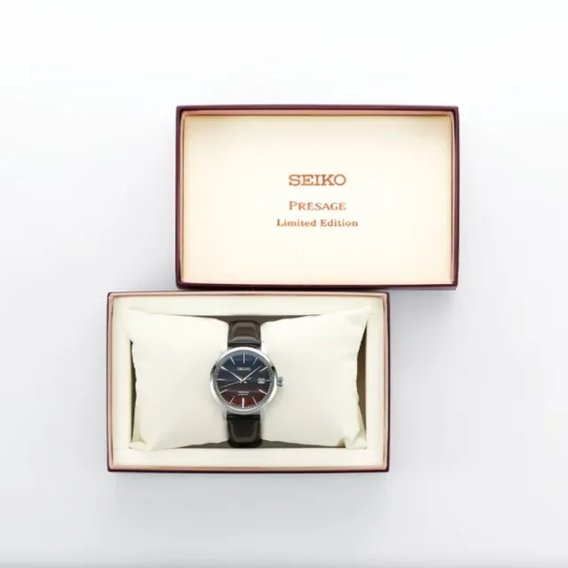 【SEIKO 精工】Presage 東京夕陽 STAR BAR 限量調酒師系列機械錶-40.5mm(SRPK75J1 / 4R35-06F0P)
