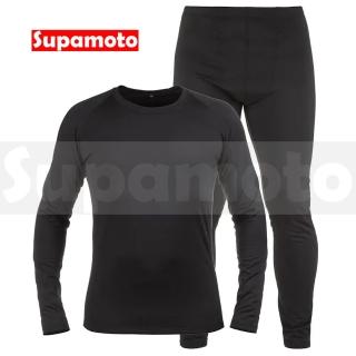 【Supamoto】二件式透氣滑衣(防曬/排汗衣/防摔/長袖皮衣/長褲皮褲)