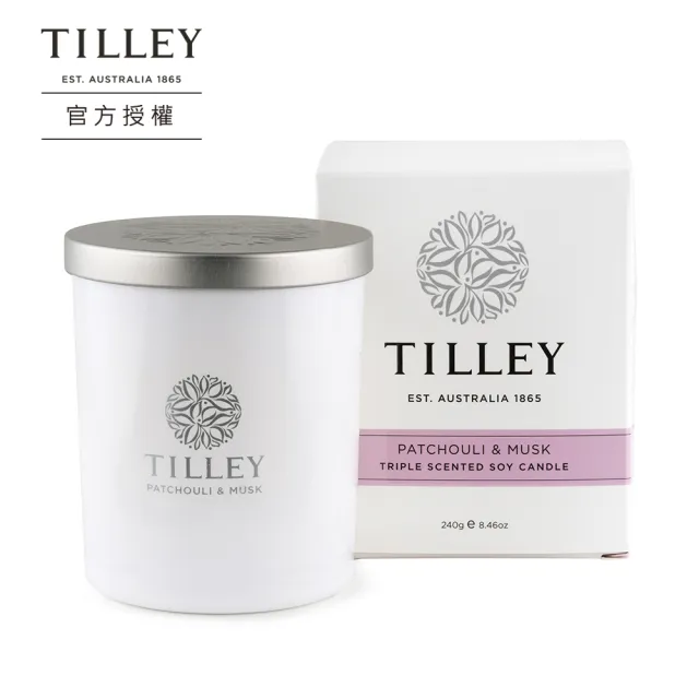 【Tilley 皇家特莉】澳洲原裝微醺大豆香氛蠟燭(任選2入)