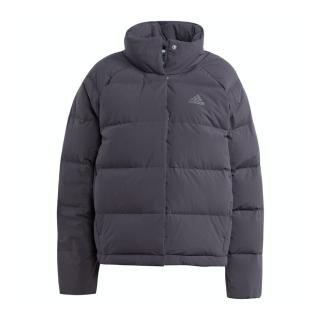 【adidas 愛迪達】W Helionic RLX 女 羽絨外套 立領 保暖 煤炭灰(HY3939)
