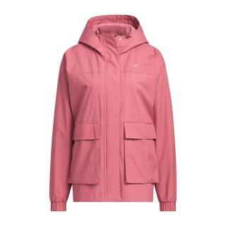 【adidas 愛迪達】Mountain Parka 女 連帽外套 保暖 運動外套 防風 玫紅(JG3811)