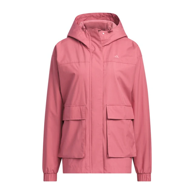 adidas 愛迪達 Mountain Parka 女 連帽外套 保暖 運動外套 防風 玫紅(JG3811)