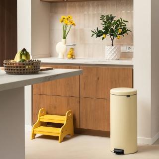 【Brabantia】NEWICON環保垃圾桶-30L復古金黃(2024新色登場)