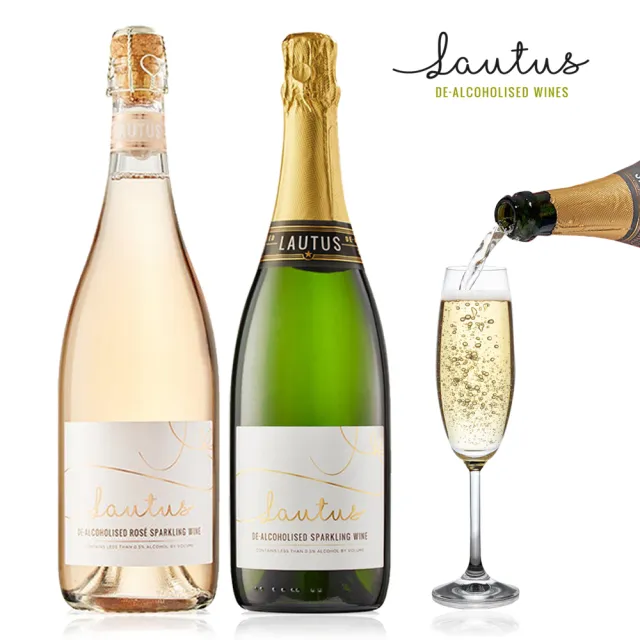 【小旭山脈】Lautus 勞特斯-無酒精氣泡酒 風味葡萄飲750ml/瓶(零酒精的養生葡萄飲)