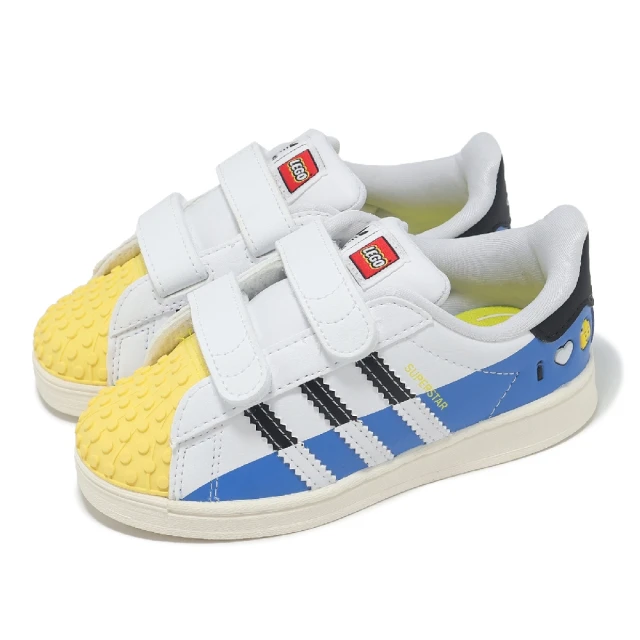 adidas 愛迪達 x LEGO Superstar CF I 小童 童鞋 樂高 聯名 魔鬼氈 寶寶鞋 學步鞋 愛迪達(IF2913)