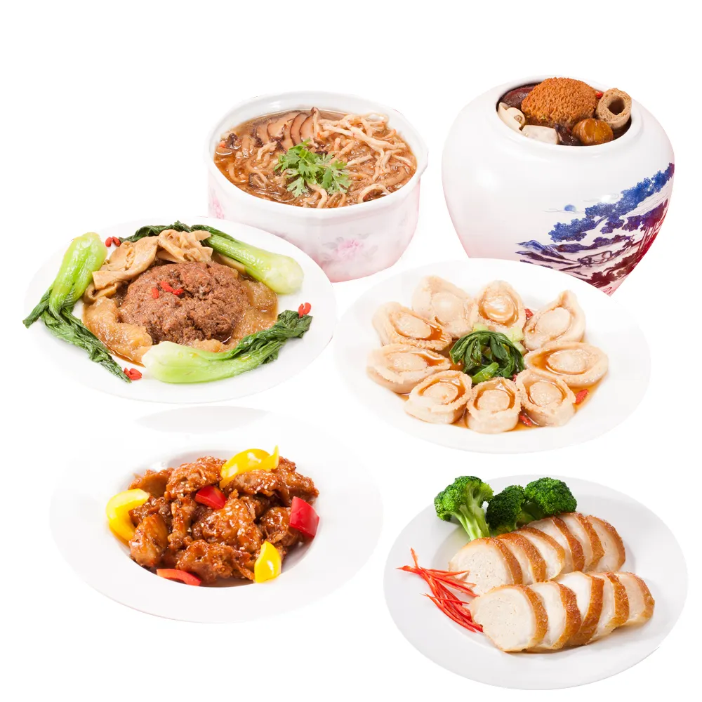 【預+現 素食年菜】御品珍菇福饗宴(6道/組)