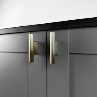 【HAFELE 海福樂】Hafele鋅合金把手Swing 青銅金(取手/把手/門把 491.06.283)