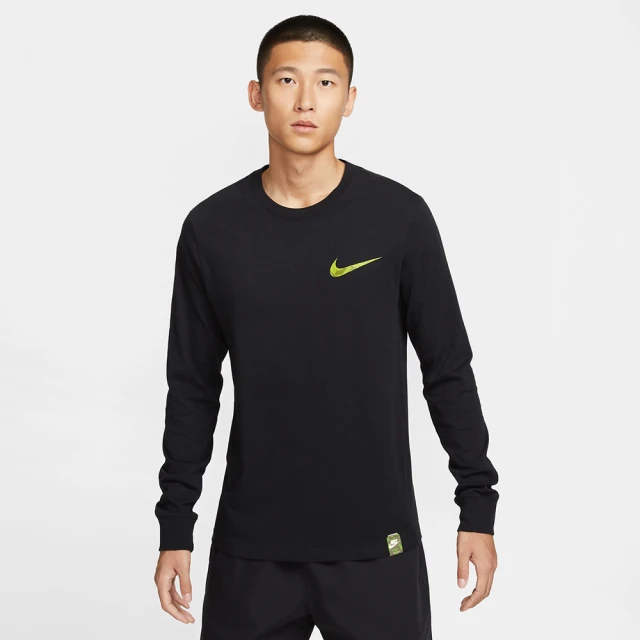 NIKE 耐吉 長袖上衣 男款 運動 AS U NSW TEE LS OC MBR UNISEX 黑 FZ7957-010