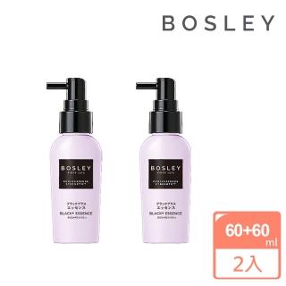 【Bosley】黑髮青春還原養髮液60mlx2入組(黑髮素養髮精華液養護升級版 白髮還原)
