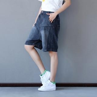 【巴黎精品】現貨+預購 復古牛仔褲(休閒短褲顯瘦女士半褲五分牛仔女褲子2色a1ir53)