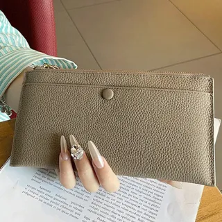 【KT DADA】大容量皮夾 輕便手機包 招財錢包 女生禮物 手拿包 皮夾 長夾 手拿錢 