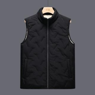 【米蘭精品】現貨+預購 鋪棉背心休閒夾克(加絨保暖羊羔絨男外套3色74it65)