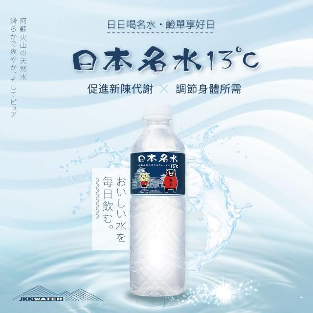 【日本名水13度C】JKKWATER 日本原裝進口礦泉水/天然水/軟水(600mlx24 玉名貓款/一般款)