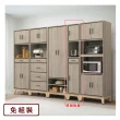 【AS 雅司設計】AS雅司-菲夢斯1.3尺雙門中抽多用途櫃-40*40*190cm