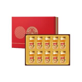 【華齊堂】蜂王乳金絲燕窩晶露禮盒5盒(60ml/10入/盒))