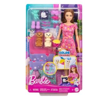 【Barbie 芭比】睡衣派對組合(娃娃 家家酒)