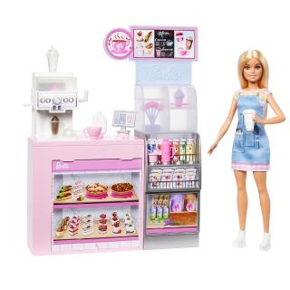 【Barbie 芭比】時尚咖啡店組合(娃娃 家家酒)
