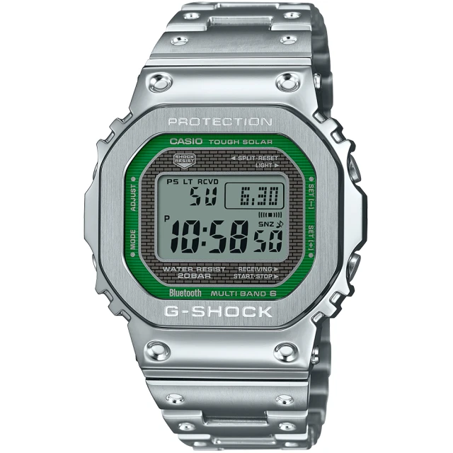 CASIO 卡西歐 G-SHOCK 太陽能藍牙電波錶 雙12 優惠 聖誕 禮物(GMW-B5000D-3)