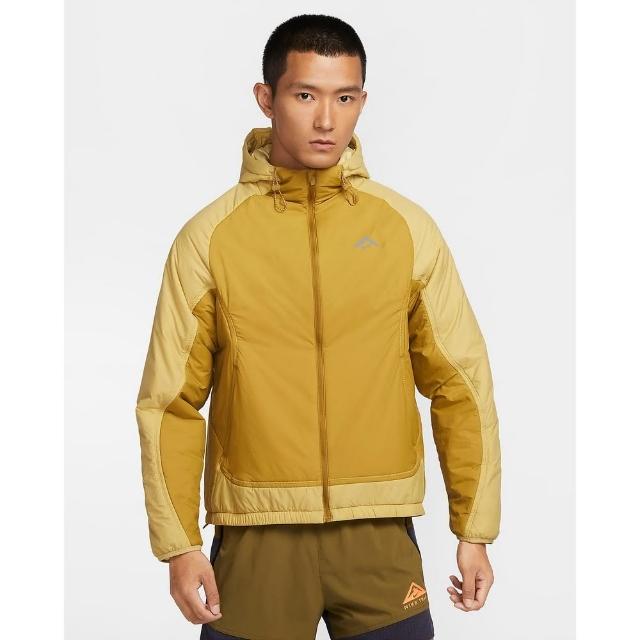 【NIKE 耐吉】連帽外套 男款 AS M NK THFIT PRMLFT TRAIL JKT 黃色(FZ0004716)