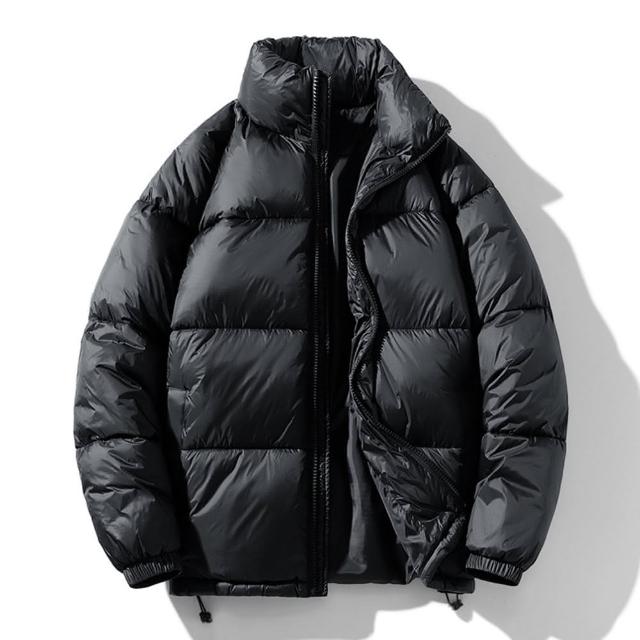 【米蘭精品】現貨+預購 鋪棉外套休閒夾克(立領防風保暖麵包服男外套3色74it10)
