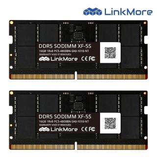 【LinkMore】DDR5 4800 32GB(16GBx2 筆記型記憶體 2入組/NB專用/)