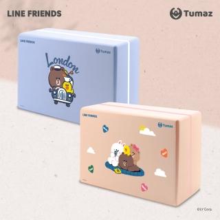 【Tumaz 月熊】LINE FRIENDS正版授權 50D瑜珈磚