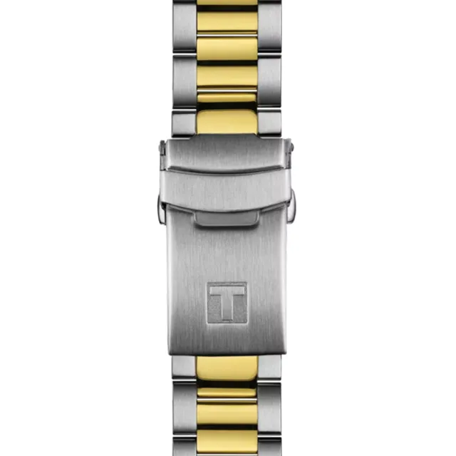 【TISSOT 天梭 官方授權】Seastar 1000海星 GMT兩地時間 300米潛水錶-40mm 情人節 禮物(T1208522205100)