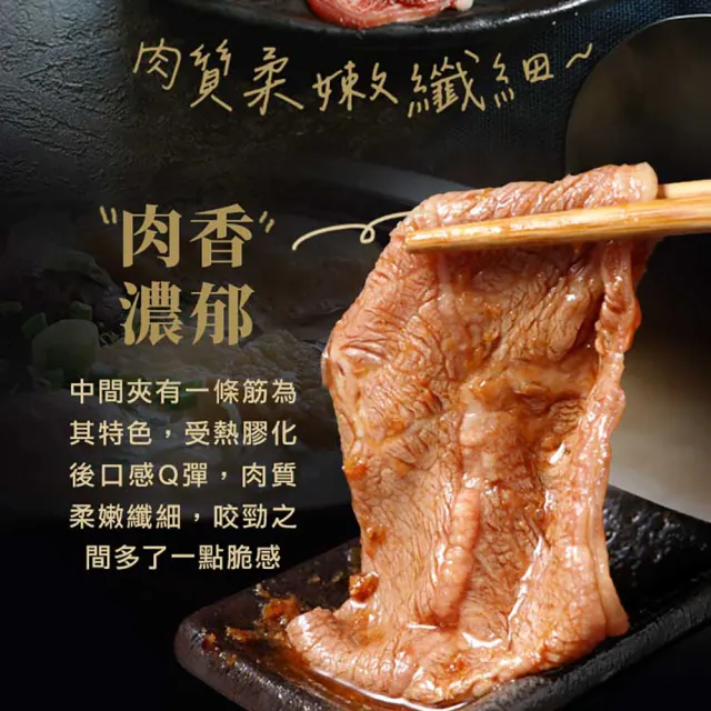 【愛上吃肉】美國藍帶特選嫩肩牛肉片8盒組(250g±10%/包 火鍋肉片/中秋烤肉/燒烤)