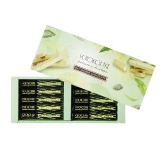 【巧克力雲莊】四季抹茶巧克力條10入(濃鬱抹茶融合頂級白巧克力)