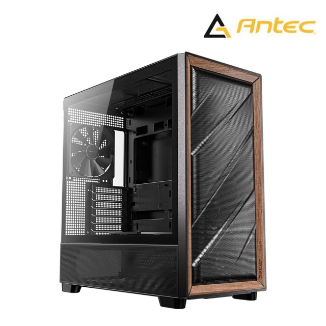 Antec FLUX E-ATX 電腦機殼(黑色/支援背插ATX/TYPE-C)