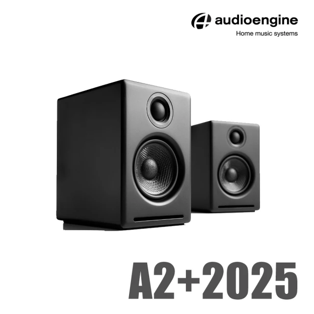 Audioengine Audioengine A2+ 2025升級版 主動式立體聲藍牙書架喇叭(黑)